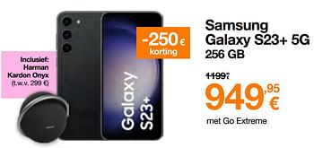 Promoties Samsung galaxy s23+ 5g 256 gb - Samsung - Geldig van 17/04/2023 tot 30/04/2023 bij Orange