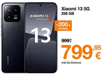 Promoties Xiaomi 13 5g 256 gb - Xiaomi - Geldig van 17/04/2023 tot 30/04/2023 bij Orange