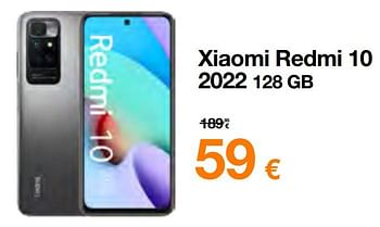 Promoties Xiaomi redmi 10 2022 128 gb - Xiaomi - Geldig van 17/04/2023 tot 30/04/2023 bij Orange