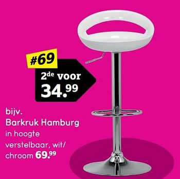 Promoties Barkruk hamburg - Huismerk - Leen Bakker - Geldig van 17/04/2023 tot 21/05/2023 bij Leen Bakker