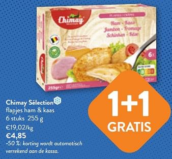 Promoties Chimay sélection flapjes ham + kaas - Chimay - Geldig van 19/04/2023 tot 02/05/2023 bij OKay