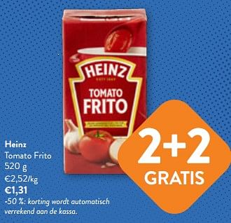 Promoties Heinz tomato frito - Heinz - Geldig van 19/04/2023 tot 02/05/2023 bij OKay