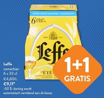 Promoties Leffe zomerbier - Leffe - Geldig van 19/04/2023 tot 02/05/2023 bij OKay