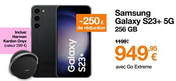 Promotions Samsung galaxy s23+ 5g 256 gb - Samsung - Valide de 17/04/2023 à 30/04/2023 chez Orange