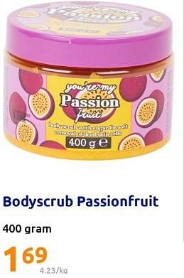Promoties Bodyscrub passionfruit - Huismerk - Action - Geldig van 19/04/2023 tot 25/04/2023 bij Action