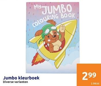 Promoties Jumbo kleurboek - Huismerk - Action - Geldig van 19/04/2023 tot 25/04/2023 bij Action