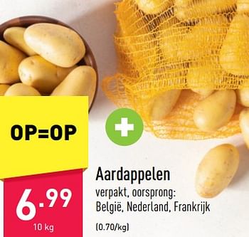 Promoties Aardappelen - Huismerk - Aldi - Geldig van 24/04/2023 tot 29/04/2023 bij Aldi