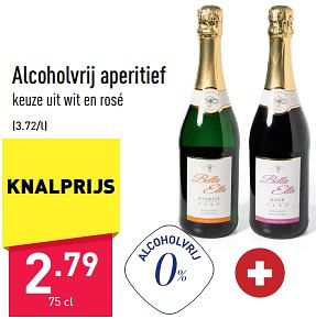 Promoties Alcoholvrij aperitief - Schuimwijnen - Geldig van 28/04/2023 tot 05/05/2023 bij Aldi