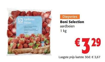 Promoties Boni selection aardbeien - Boni - Geldig van 19/04/2023 tot 02/05/2023 bij Colruyt