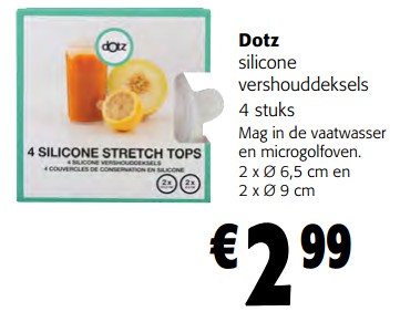 Afdeling cent Plicht Dotz silicone vershouddeksels - Dotz - Colruyt - Promoties.be