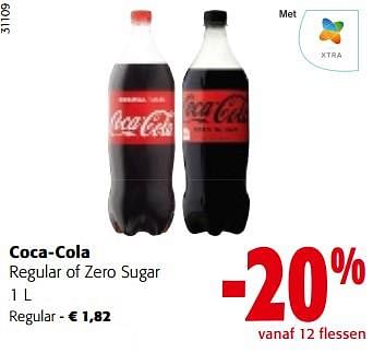 Promoties Coca-cola regular - Coca Cola - Geldig van 19/04/2023 tot 02/05/2023 bij Colruyt