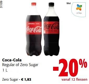 Promoties Coca-cola zero sugar - Coca Cola - Geldig van 19/04/2023 tot 02/05/2023 bij Colruyt