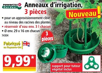 Promotions Anneaux d’irrigation - Powertec Garden - Valide de 19/04/2023 à 25/04/2023 chez Norma