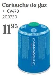 Cartouche de gaz cv470