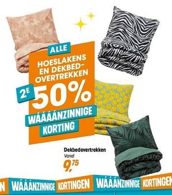 Promoties Dekbedovertrekken - Huismerk - Kwantum - Geldig van 24/04/2023 tot 10/05/2023 bij Kwantum