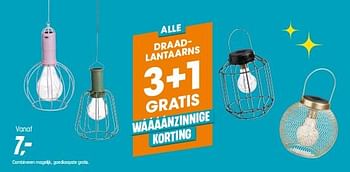 Promoties Draadlantaarns - Huismerk - Kwantum - Geldig van 24/04/2023 tot 10/05/2023 bij Kwantum