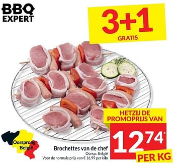 Promoties Brochettes van de chef - Huismerk - Intermarche - Geldig van 25/04/2023 tot 01/05/2023 bij Intermarche