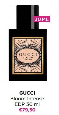 Promotions Gucci bloom intense edp - Gucci - Valide de 24/04/2023 à 14/05/2023 chez ICI PARIS XL