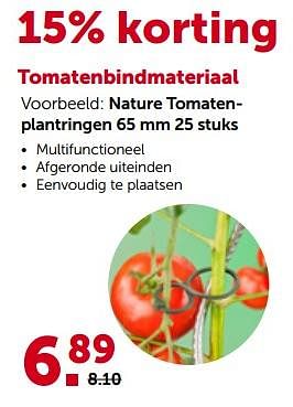 Promoties Nature tomatenplantringen - Huismerk - Aveve - Geldig van 24/04/2023 tot 07/05/2023 bij Aveve