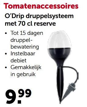 Promotions O’drip druppelsysteem met reserve - Solo Motor - Valide de 24/04/2023 à 07/05/2023 chez Aveve