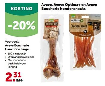 Promoties Aveve boucherie ham bone large - Huismerk - Aveve - Geldig van 24/04/2023 tot 07/05/2023 bij Aveve