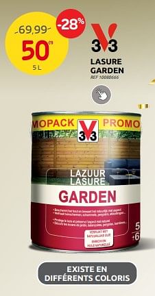 Promotions Lasure garden - V33 - Valide de 26/04/2023 à 15/05/2023 chez Brico