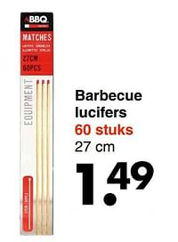 Barbecue lucifers-Huismerk - Wibra