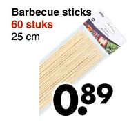 Barbecue sticks-Huismerk - Wibra