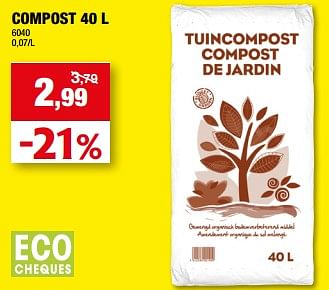 Promoties Compost - Huismerk - Hubo  - Geldig van 26/04/2023 tot 07/05/2023 bij Hubo