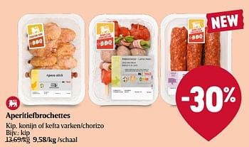 Promoties Aperitiefbrochettes kip - Huismerk - Delhaize - Geldig van 27/04/2023 tot 03/05/2023 bij Delhaize