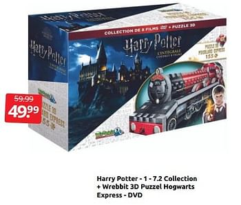 volume Persona Samenwerken met Huismerk - Boekenvoordeel Harry potter - 1 - 7.2 collection + wrebbit 3d  puzzel hogwarts express - dvd - Promotie bij BoekenVoordeel
