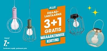 Promoties Draadlantaarns - Huismerk - Kwantum - Geldig van 11/05/2023 tot 14/05/2023 bij Kwantum