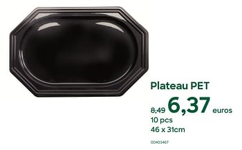 Promotions Plateau pet - Produit Maison - Ava - Valide de 02/05/2023 à 15/07/2023 chez Ava