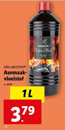 Promoties Aanmaakvloeistof - Grill Meister - Geldig van 03/05/2023 tot 09/05/2023 bij Lidl