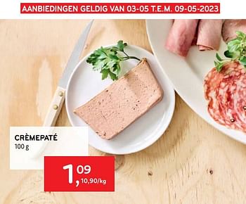 Promoties Crèmepaté - Huismerk - Alvo - Geldig van 03/05/2023 tot 09/05/2023 bij Alvo