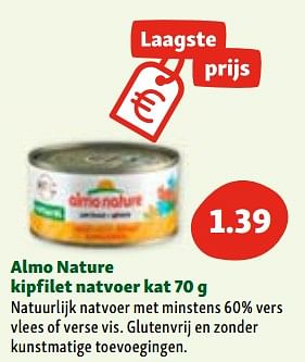 Promoties Almo nature kipfilet natvoer kat - Almo Nature - Geldig van 03/05/2023 tot 10/05/2023 bij Maxi Zoo