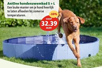 Promoties Anione hondenzwembad s > l - Anione - Geldig van 03/05/2023 tot 10/05/2023 bij Maxi Zoo