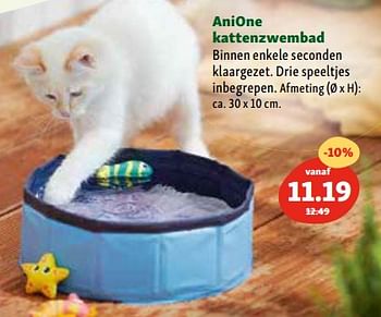 Promoties Anione kattenzwembad - Anione - Geldig van 03/05/2023 tot 10/05/2023 bij Maxi Zoo