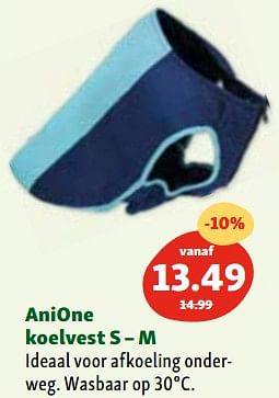 Promoties Anione koelvest s - m - Anione - Geldig van 03/05/2023 tot 10/05/2023 bij Maxi Zoo