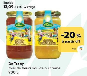 Promotions De traay miel de fleurs liquide - de Traay - Valide de 26/04/2023 à 23/05/2023 chez Bioplanet