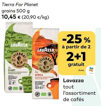 Promotions Lavazza tierra for planet grains - Lavazza - Valide de 26/04/2023 à 23/05/2023 chez Bioplanet
