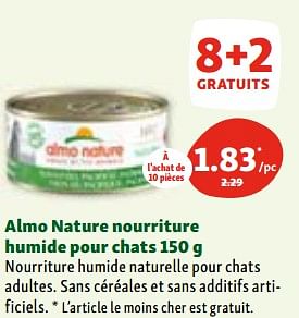 Promotions Almo nature nourriture humide pour chats - Almo Nature - Valide de 03/05/2023 à 10/05/2023 chez Maxi Zoo