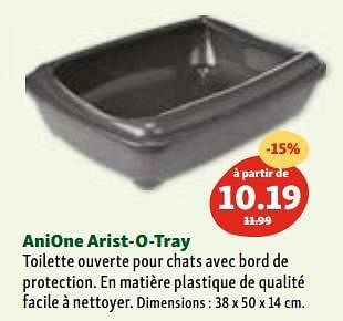 Promotions Anione arist-o-tray - Anione - Valide de 03/05/2023 à 10/05/2023 chez Maxi Zoo