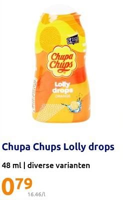 Promoties Chupa chups lolly drops - Chupa Chups - Geldig van 27/04/2023 tot 02/05/2023 bij Action