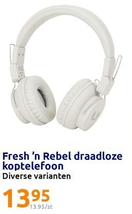 Promoties Fresh `n rebel draadloze koptelefoon - Fresh 'n Rebel - Geldig van 27/04/2023 tot 02/05/2023 bij Action