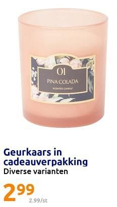 Promoties Geurkaars in cadeauverpakking - Huismerk - Action - Geldig van 27/04/2023 tot 02/05/2023 bij Action