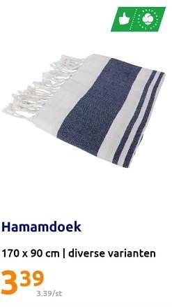 Promoties Hamamdoek - Huismerk - Action - Geldig van 27/04/2023 tot 02/05/2023 bij Action