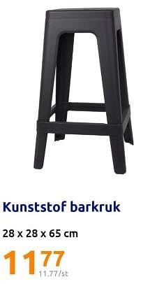 Promoties Kunststof barkruk - Huismerk - Action - Geldig van 27/04/2023 tot 02/05/2023 bij Action