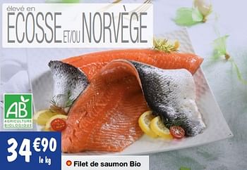 Promotions Filet de saumon bio - Produit Maison - Migros - Valide de 25/04/2023 à 07/05/2023 chez Migros