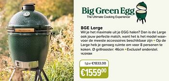 Promoties Bge large - BigGreenEgg - Geldig van 29/04/2023 tot 06/05/2023 bij Europoint